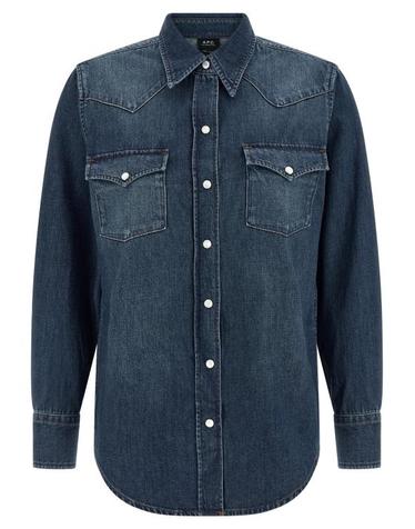 [해외직구] 26SS 아페쎄 블라우스 COHMEF12644IAL Blue