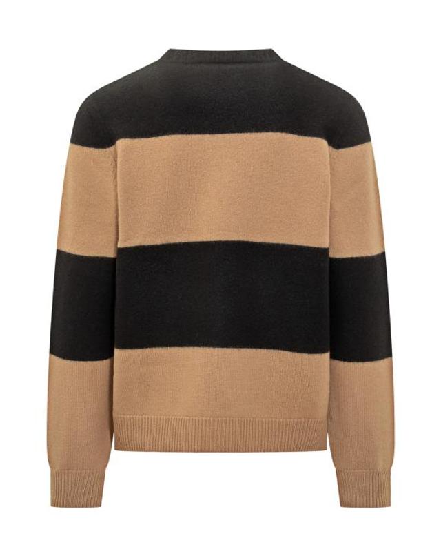 아페세 [해외직구] 25FW 아페쎄 스웨터 WVBDLH23364 NOIR CAMEL 착용컷