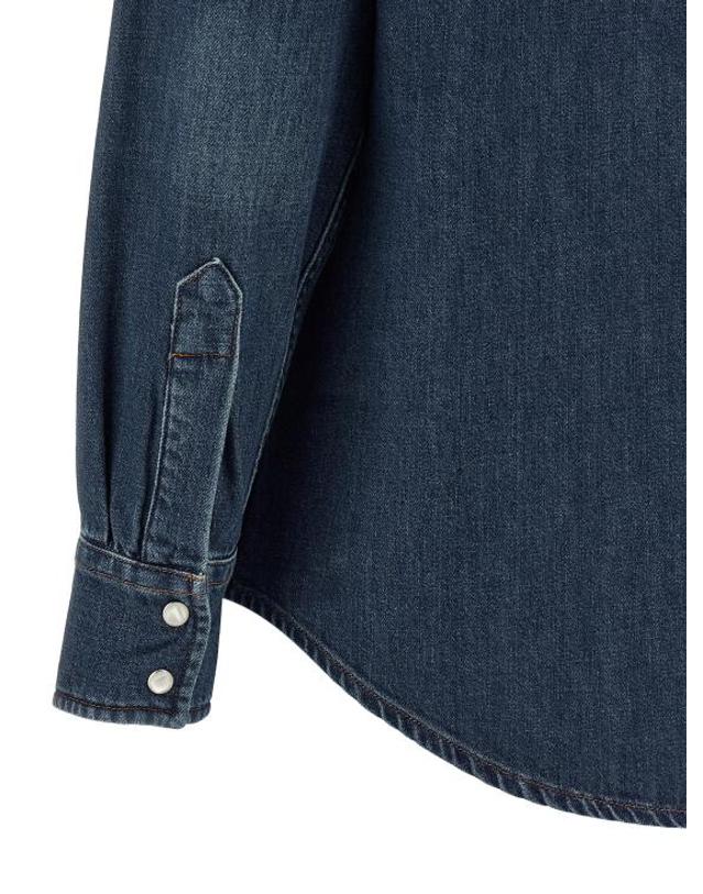 아페세 [해외직구] 26SS 아페쎄 블라우스 COHMEF12644IAL Blue 착용컷