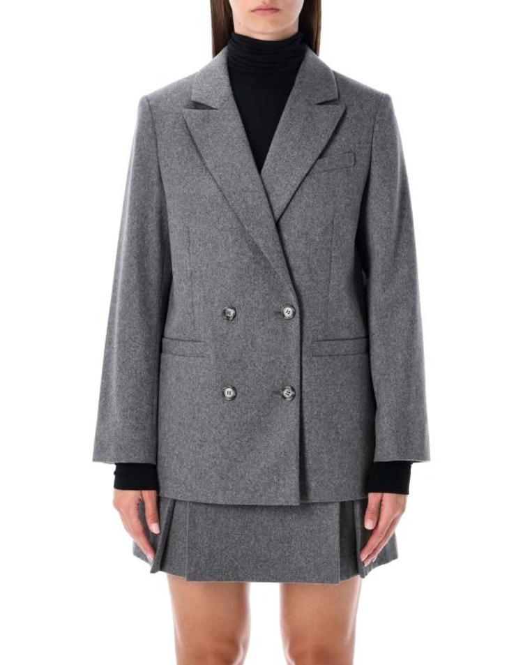 A.P.C. [해외] [아페세] 25FW 아페쎄 루시 더블 브레스티드 자켓 F03212WOAPN PLA HEATER GREY E82BXX70681