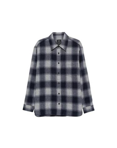 [해외직구] 26FW 아페쎄 셔츠 WOATF H32058 LAB GREY BLUE