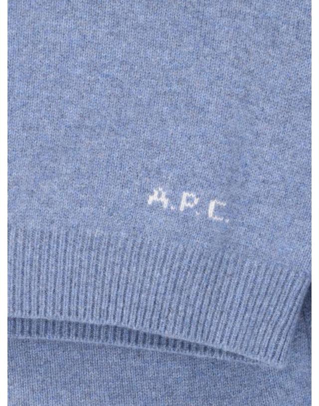 아페세 [해외직구] 26FW 아페쎄 스웨터 WOASW H23491 PIE LIGHT BLUE 착용컷