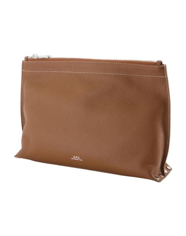 아페세 [해외직구] 26FW 아페쎄 지갑 APC026020 BROWN 착용컷