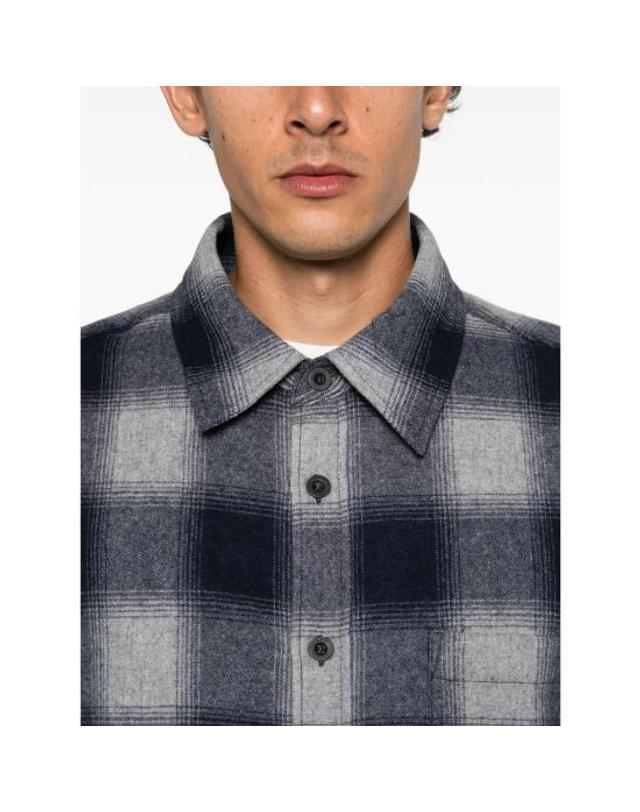 아페세 [해외직구] 26FW 아페쎄 셔츠 WOATF H32058 LAB GREY BLUE 착용컷