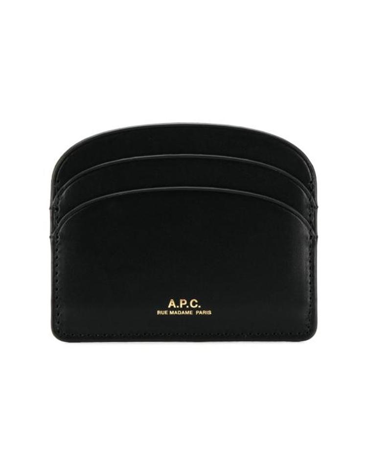 A.P.C. [해외] [아페세] 26FW 아페쎄 하프문 카드홀더 PXAWV F63270 LZZ BLACK E82BXX75272