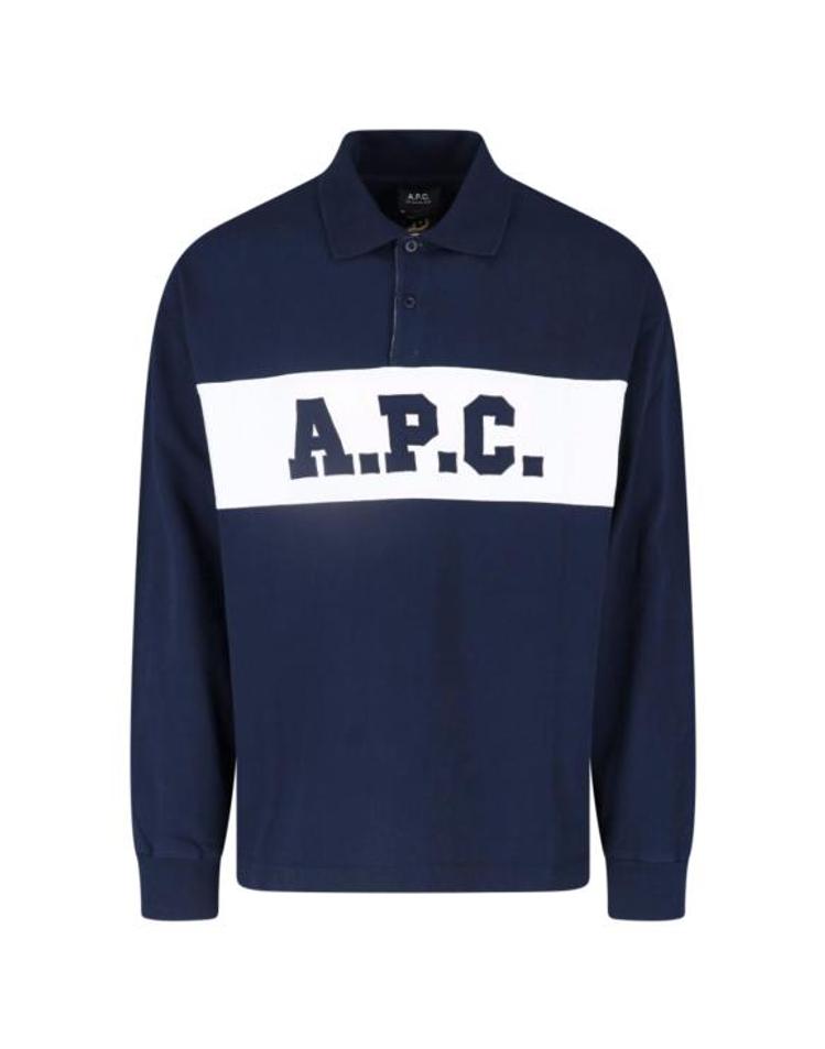 A.P.C. [해외] [아페세] 26FW 아페쎄 폴로 티셔츠 COHRU H26633 IAK Blue E82BXX75296