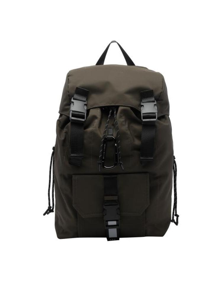 [해외] [아페세] 26FW 아페쎄 로고 프린트 버클 플랩 백팩 PAAGE H62631 JAD Green E82BXX76193