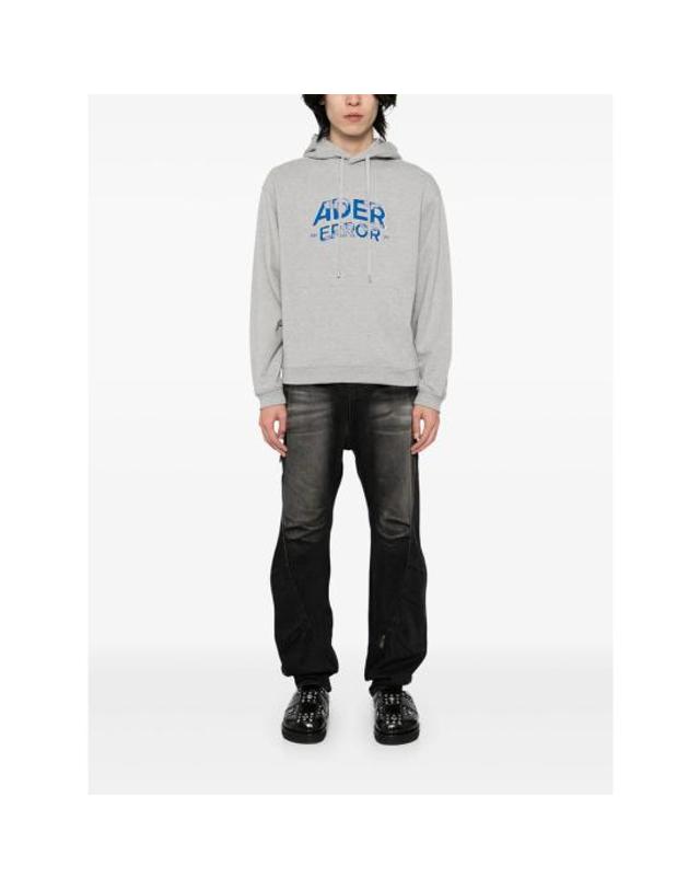 아더에러 [해외직구] 26SS 아더에러 후드 티셔츠 BN25FYHD0101GR GREY 착용컷