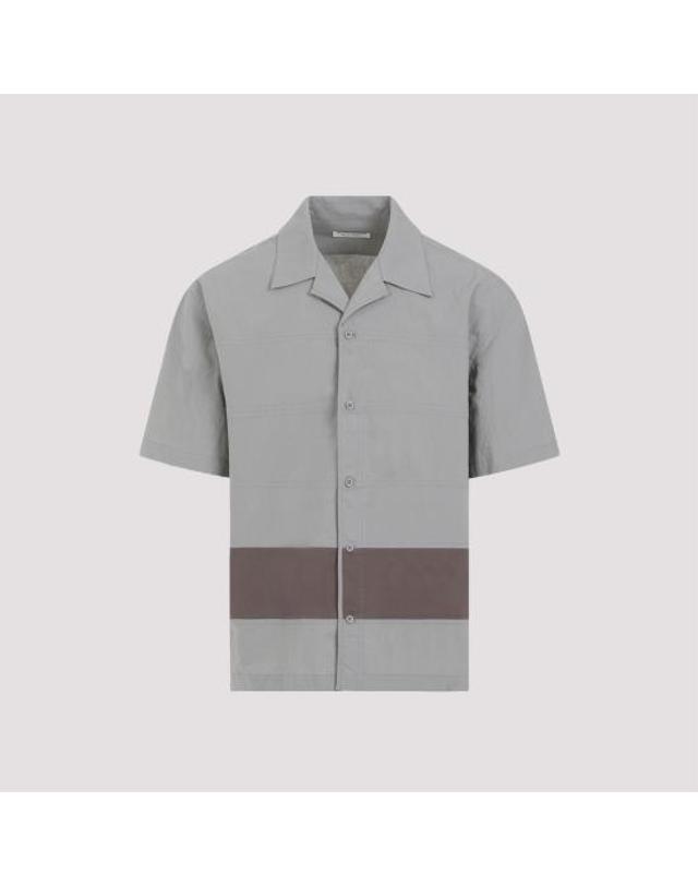 크레이그 그린 [해외직구] 24SS 크레이그 그린 반팔 셔츠 CGSS24CWOSHI08 GREY 착용컷