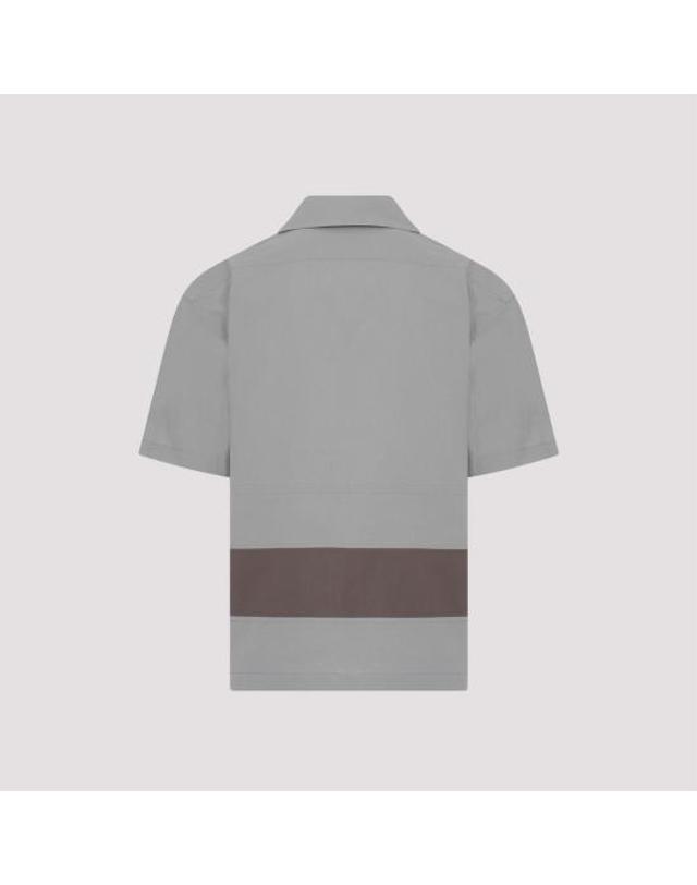 크레이그 그린 [해외직구] 24SS 크레이그 그린 반팔 셔츠 CGSS24CWOSHI08 GREY 착용컷