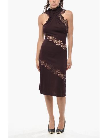 [해외직구] 스텔라 맥카트니 미디 스커트 6A00813AU3505000 Marrone Burgundy