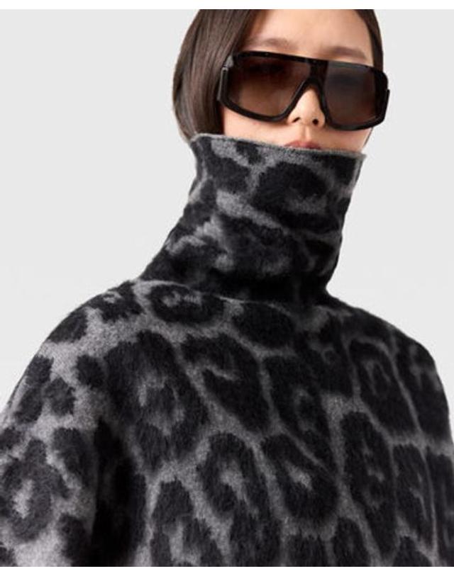 스텔라맥카트니 [해외직구] 25FW 스텔라 맥카트니 자켓 MASTER ULT 007098 LEOPARD XS BLACK 착용컷