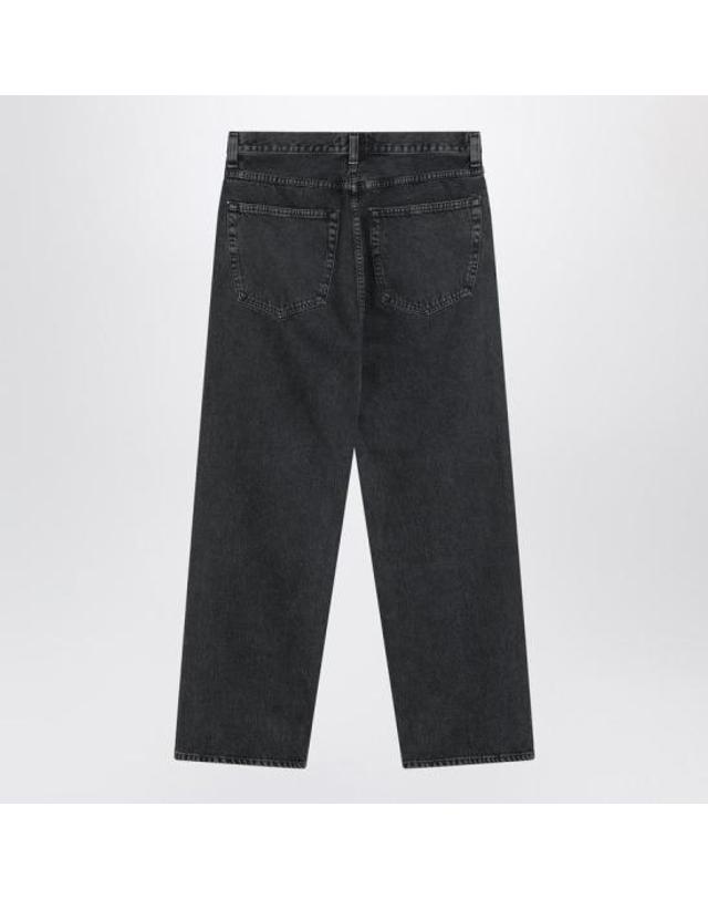 에이골디 [해외직구] 25SS 에이골디 스트레이트 팬츠 A662B1207 DVSN BLACK 착용컷