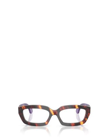 [해외직구] 26FW 알랭미끌리 안경 A03536 003 STRIPED HAVANA BROWN YELLOW