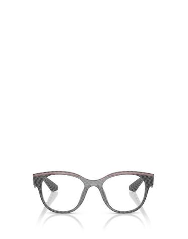 [해외직구] 26FW 알랭미끌리 안경 A03520 007 DAMIER BLACK GREY POINT PINK