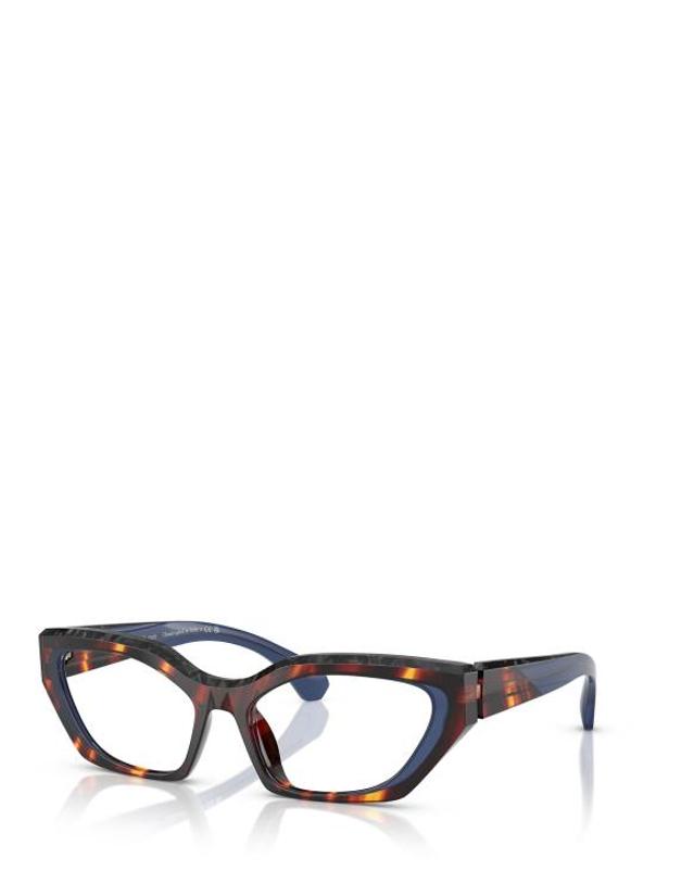 알랑미끌리 [해외직구] 26FW 알랭미끌리 안경 A03531 002 HAVANA BLUE NOIR NACREE 착용컷