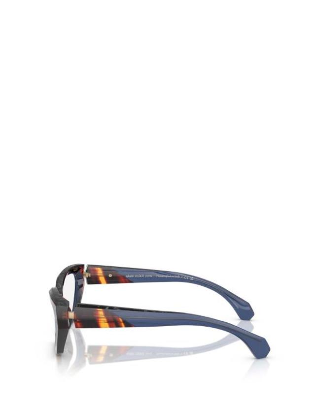 알랑미끌리 [해외직구] 26FW 알랭미끌리 안경 A03531 002 HAVANA BLUE NOIR NACREE 착용컷