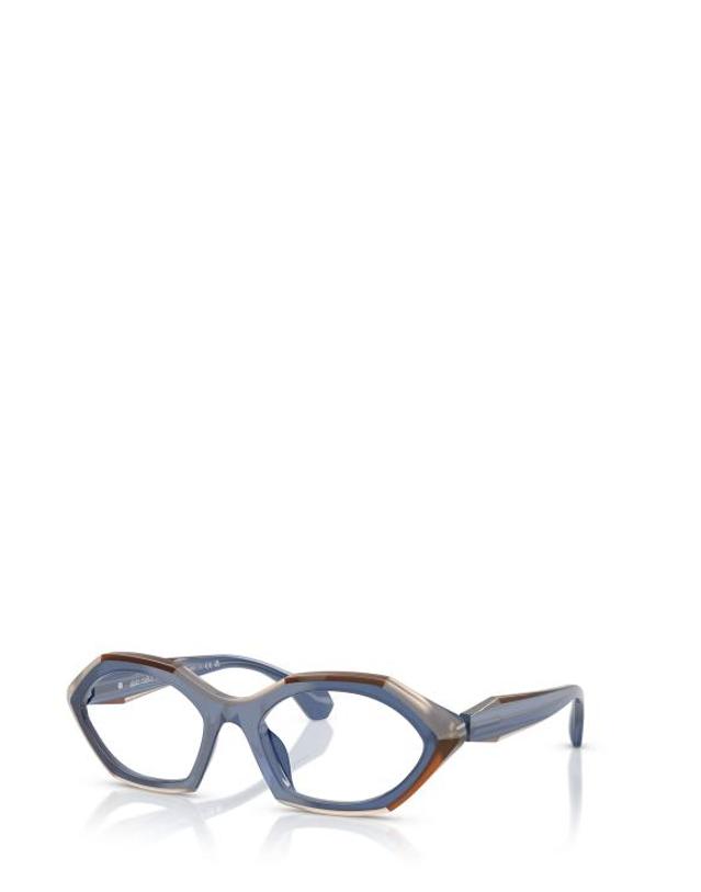 알랑미끌리 [해외직구] 26FW 알랭미끌리 안경 A03530 005 OPAL BLUE BROWN 착용컷