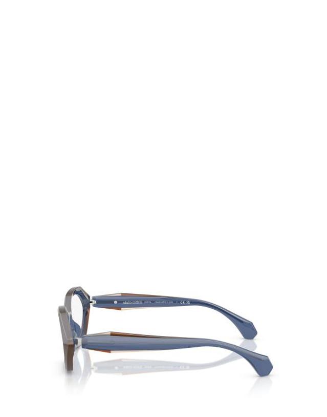알랑미끌리 [해외직구] 26FW 알랭미끌리 안경 A03530 005 OPAL BLUE BROWN 착용컷
