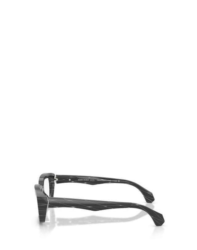 알랑미끌리 [해외직구] 26FW 알랭미끌리 안경 A03536 001 BLACK RHOMBUS 착용컷