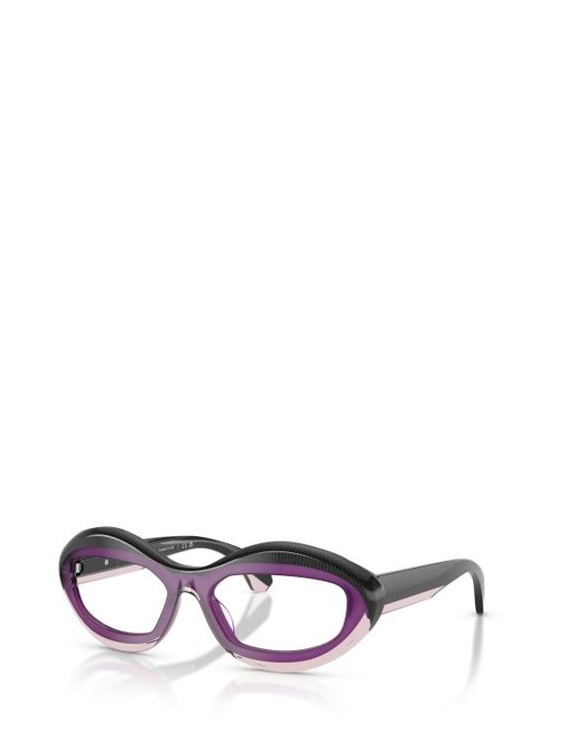 알랑미끌리 [해외직구] 26FW 알랭미끌리 안경 A03539 003 POINT BLACK PURPLE 착용컷