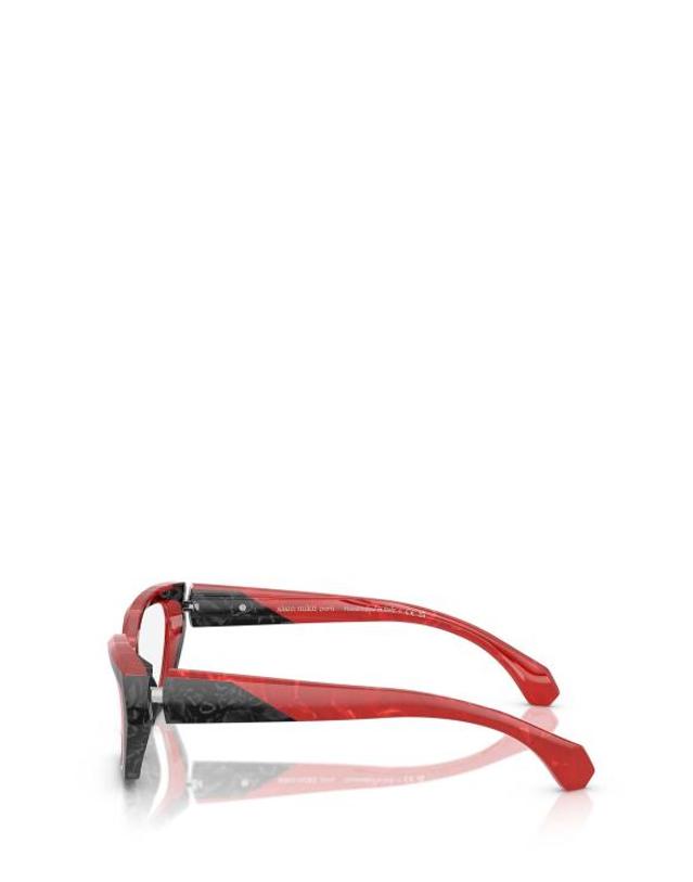 알랑미끌리 [해외직구] 26FW 알랭미끌리 안경 A03531 001 NOIR NACREE ROUGE NACREE 착용컷