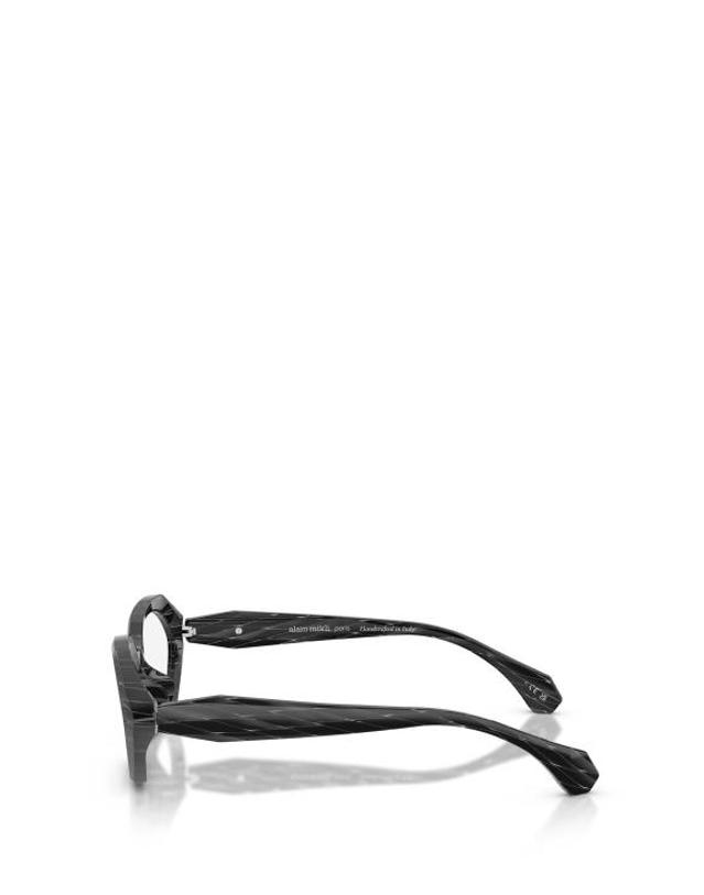 알랑미끌리 [해외직구] 26FW 알랭미끌리 안경 A03530DM 0661 BLACK RHOMBUS 착용컷
