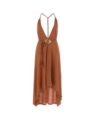 [해외직구] 26SS 알라누이 롱 원피스 LWHI048R26KNI0017373 BURN Red