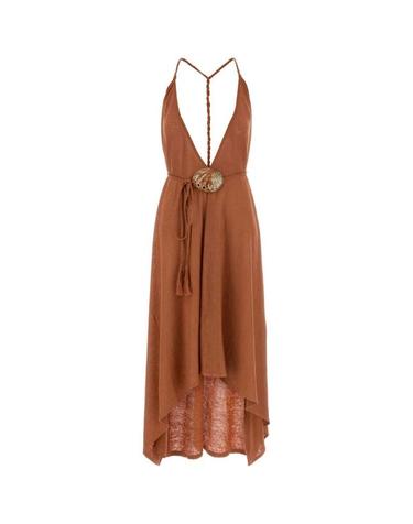 [해외직구] 26SS 알라누이 원피스 LWHI048R26KNI0017373 BURN BROWN