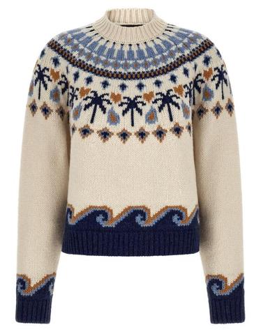 [해외직구] 26FW 알라누이 스웨터 AL340474BM MULTICOLOR