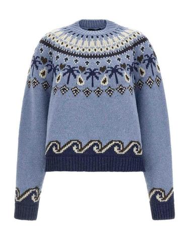 [해외직구] 26FW 알라누이 탑 LWHE061E26KNI00140464046 Light Blue