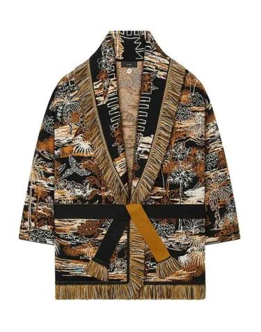 [해외직구] 26FW 알라누이 가디건 LWHB064R26KNI0211060 BROWN