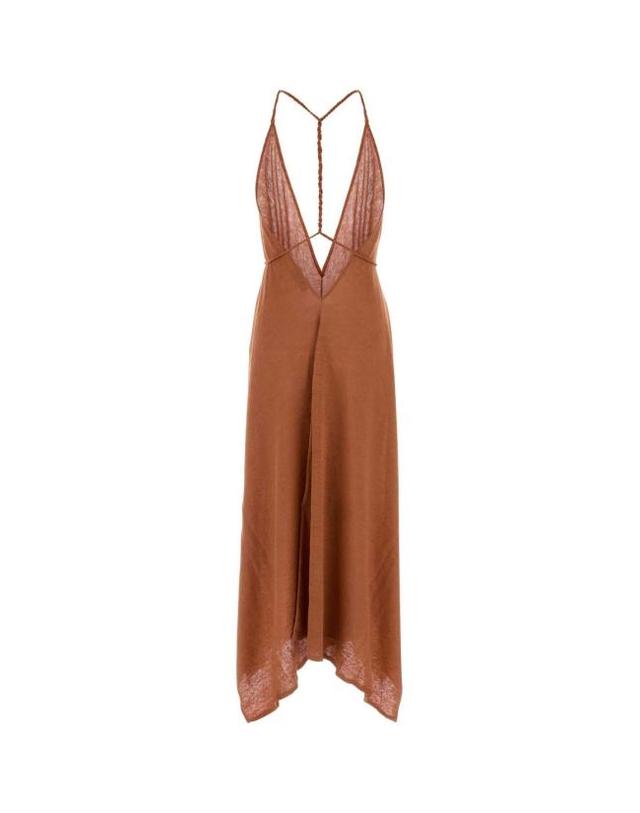 알라누이 [해외직구] 26SS 알라누이 원피스 LWHI048R26KNI0017373 BURN BROWN 착용컷