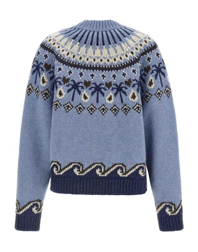 알라누이 [해외직구] 26FW 알라누이 탑 LWHE061E26KNI00140464046 Light Blue 착용컷