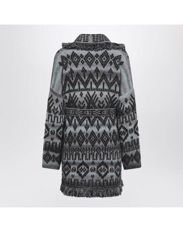 알라누이 [해외직구] 26FW 알라누이 가디건 LWHB064E26KNI020 Grey 착용컷