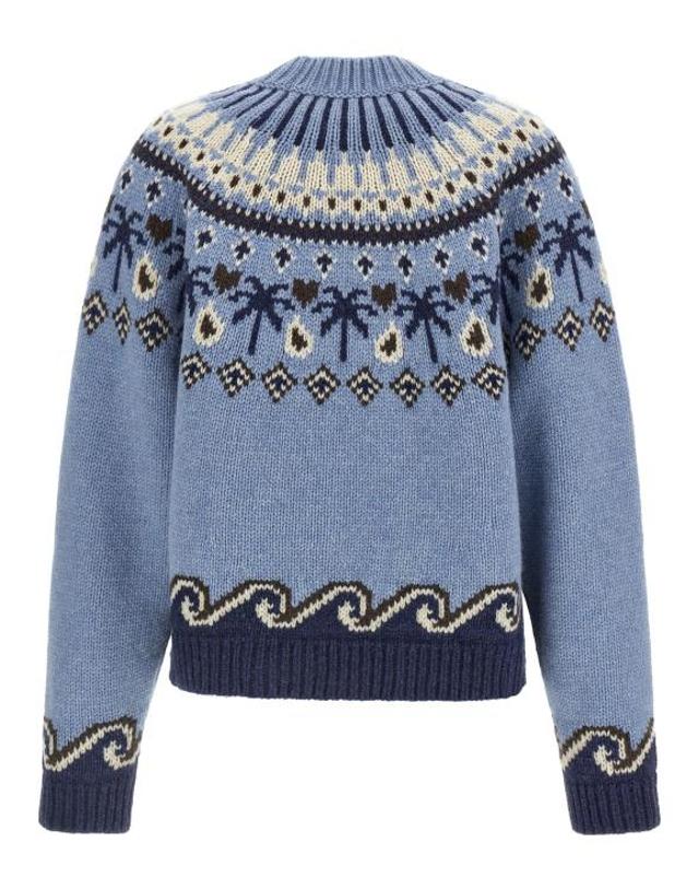 알라누이 [해외직구] 26FW 알라누이 스웨터 LWHE061E26KNI00140464046 Light Blue 착용컷