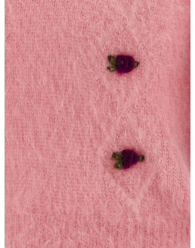 알레산드라리치 [해외직구] 25FW 알레산드라리치 가디건 AL316460BM PINK 착용컷