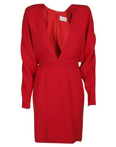 [해외직구] 23SS 알렉산드레 보티에 숏 원피스 DR1834 DARINGRED Red