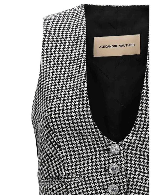 알렉산드레 보티에 [해외직구] 23FW 알렉산드레 보티에 베스트 234JA1151BLACKWHITE 착용컷