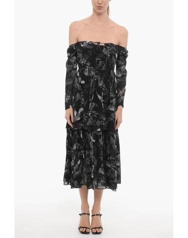 [해외직구] 올세인츠 롱 원피스 DEVYN PEGGY WD099Z BLACK Black