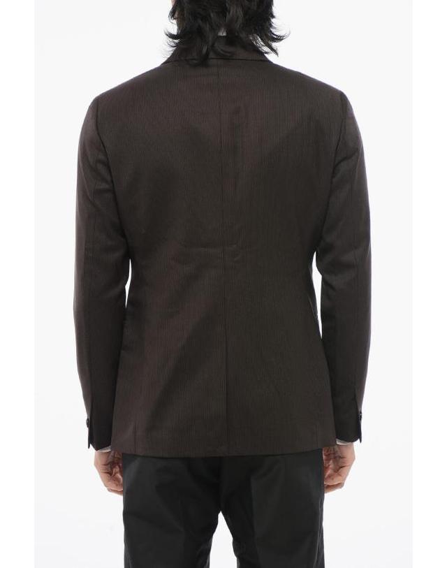 올세인츠 [해외직구] 올세인츠 수트 자켓 THORPE MJ556Z TAN BROWN 착용컷