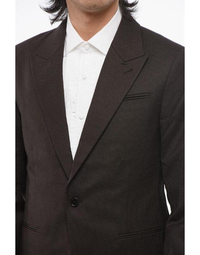 올세인츠 [해외직구] 올세인츠 수트 자켓 THORPE MJ556Z TAN BROWN 착용컷