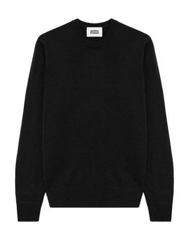 [해외직구] 26FW 알파스튜디오 스웨터 AU7020C1002 BLACK