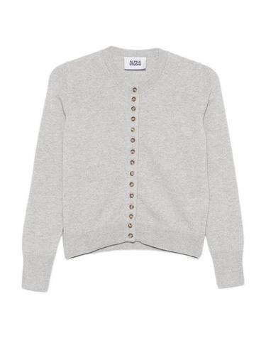 [해외직구] 26FW 알파스튜디오 가디건 AD8151E2106 GREY