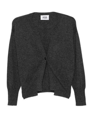 [해외직구] 26FW 알파스튜디오 가디건 AD8292E2204 GREY