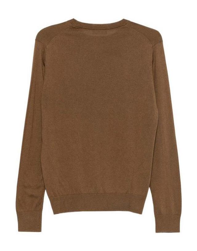 알파 스튜디오 [해외직구] 26FW 알파스튜디오 스웨터 FE6850C3112 BROWN 착용컷