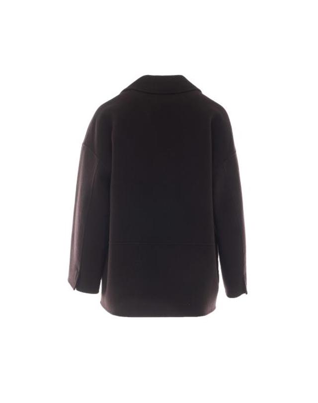 알파 스튜디오 [해외직구] 26FW 알파스튜디오 코트 8651N 2512 BROWN 착용컷