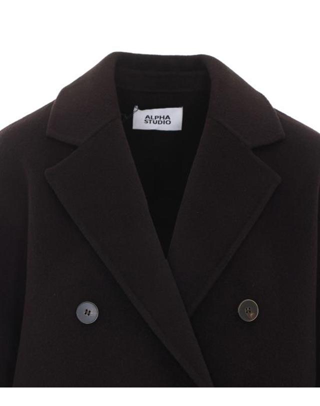 알파 스튜디오 [해외직구] 26FW 알파스튜디오 코트 8651N 2512 BROWN 착용컷