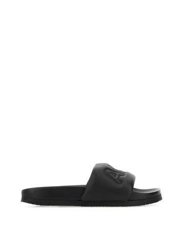 [해외직구] 22FW 엠부시 뮬 슬리퍼 BMIC001F22LEA001 1000 BLACK