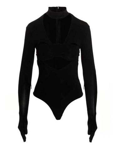 [해외직구] 22FW 엠부시 바디수트 티셔츠 AM225632BM BLACK